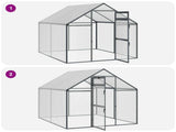 Bird Cage Anthracite 181.5 x 221 x 173.5 cm Welded Wire Mesh 42036857