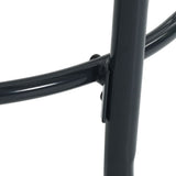 Stackable Garden Chair Set 5 pcs Anthracite Powder-coated Steel 3283769