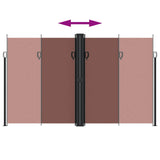 Retractable Side Awning Brown 200x1000 cm 4004764