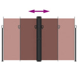 Retractable Side Awning Brown 200x1000 cm 4004764