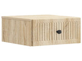 Wall-Mounted Bedside Cabinet 2 pcs Sonoma Oak 33 x 34.5 x 20 cm 897920