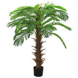 Artificial Cycas Palm with Pot 140 cm Green 336307