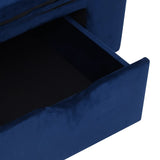 Dog Sofa with Drawer Blue 75x50x38 cm Plush 171080