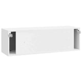 Wall-Mounted TV Cabinet High Gloss White 98 x 31 x 30 cm 898559