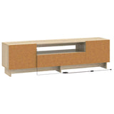 LED TV Cabinet Sonoma Oak Engineered Wood 896027