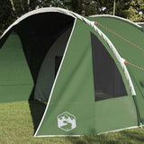 Tunnel Tent 6-Person Green and White 890 x 470 x 220 cm 42004044