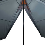Family Tent Tipi 7-Person Grey and Orange Waterproof 94712