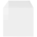 TV Wall Cabinet Gloss White 78.5 x 31 x 29.5 cm Engineered Wood 892217