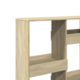 Room Divider Sonoma Oak 100x33x135 cm Engineered Wood 3309557