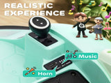 360&deg Rotation Kids Bumper Car, 12V Waltz Car with Remote Control, Dual Joystick, Music, Lights, T3398P348434