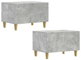 TV Cabinet Concrete Grey Engineered Wood 896678
