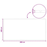 Solar Pool Cover 800 x 400 cm 110 m Square PE Blue 42034635