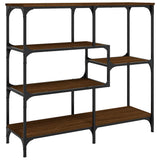 Console Table Brown Oak 103x32x95 cm Engineered Wood 833954