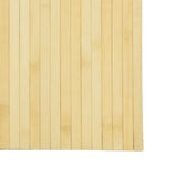 Room Divider Light Natural Width 600 cm Height 165 cm Bamboo 377007