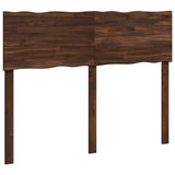 Live Edge Headboard ROSTOCK Dark Brown 160 cm Solid Acacia Wood 903152