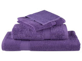 6 Piece Premium Towel Set SOLUND Purple 600 gsm 137562