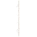 ZNTS Wall Headboard White 166x3x63 cm Solid Wood Pine 824749