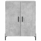 Highboard Concrete Grey 69.5x34x180 cm Engineered Wood 3195687