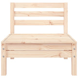 Garden Sofa 3-Seater Solid Wood Pine 838033