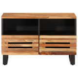 TV Cabinet 70x34x46 cm Solid Wood Acacia 377442