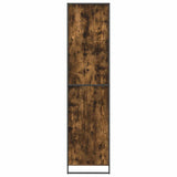 Warderobe with Door Smoke Oak 50 x 50 x 200 cm Engineered Wood 3403018