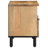 TV Cabinet Brown 70x33x46 cm Solid Wood Mango 4017721