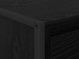 Coffee Table Black Oak 100 x 46 x 40 cm Engineered Wood 886444
