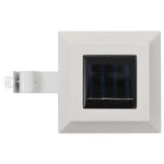 Outdoor Solar Lamps 12 pcs LED Square 12 cm White 277137