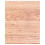 Bathroom Countertop Light Brown 40x50x cm Treated Solid Wood 3156096