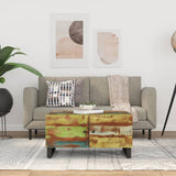 Coffee Table 80x50x40 cm Solid Wood Reclaimed&Engineered Wood 350638