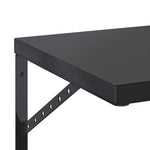 Wall Shelves 2 pcs 100x40 cm Black Stainless Steel 3214511