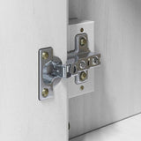 Bathroom Wall Cabinet with Shelf FLORO White 35 x 30 x 60 cm 42011236