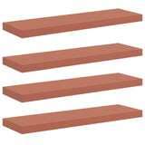 Wall Shelf 4 pcs Red 90 x 23.5 x 4 cm Engineered Wood 42019934