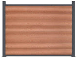 Fence Panel WPC Brown 180x186 cm 4003981