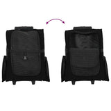 Pet Trolley 3-in-1 Design Black 48x32x cm Oxford Fabric 42007372