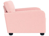 Armchair Pink Faux Lamb Fleece 42043408