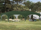 Pop-up Party Tent 575 x 288 x 245 cm Green Oxford Fabric 42019882