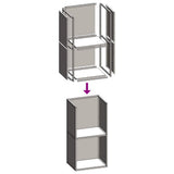 Firewood Rack Black 40x30x80 cm Cold-rolled steel 864187