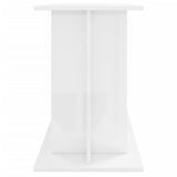 Aquarium Stand High Gloss White 120x40x60 cm Engineered Wood 833593