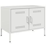 TV Cabinet White 68x39x50.5 cm Steel 842944
