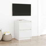 TV Cabinet White 40x35x54 cm Engineered Wood 861769