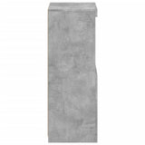 Sideboard with LED Lights Concrete Grey 41x37x100 cm 836647