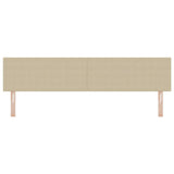 Headboard with Headboard Light Green Grey 200 cm Faux Leather 42007068