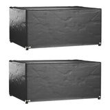Garden Furniture Covers 2 pcs 8 Eyelets 180x135x80 cm Rectangular 3155348