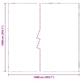 Clear Tarpaulin with Eyelets 10x10 m Polyethylene 4018536