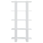Book Cabinet/Room Divider High Gloss White 80x30x160 cm 811571