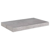 Floating Wall Shelves 4 pcs Concrete Grey 50x23x3.8 cm MDF 326596