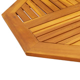 Table Top 90x90x2.2 cm Octagonal Solid Wood Acacia 4004263