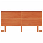 ZNTS Headboard Wax Brown 160 cm Solid Wood Pine 844376