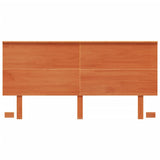 ZNTS Headboard Wax Brown 160 cm Solid Wood Pine 844376
